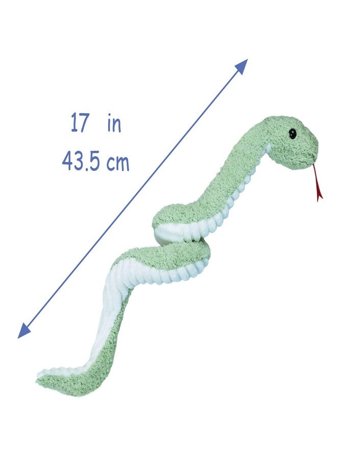 Doindute Green Plush Snake Stuffed Animal Toy, Soft Cuddly Plushie Hugger Toy for Boys & Girls, Gifts for Kids or Girlfriend, 17 Inches - Image 2